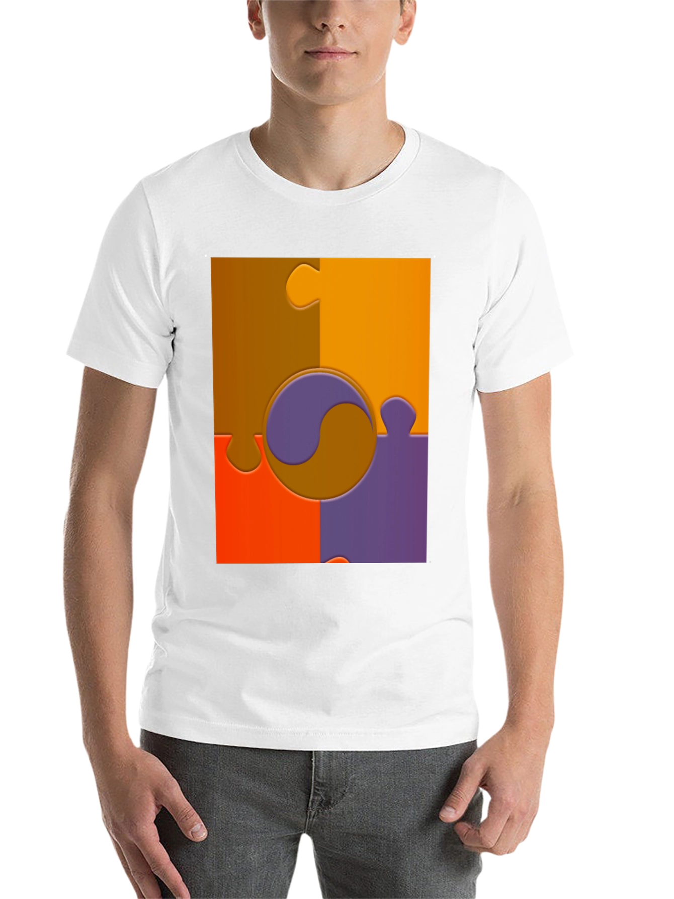 Puzzle Piece Graphic Tee