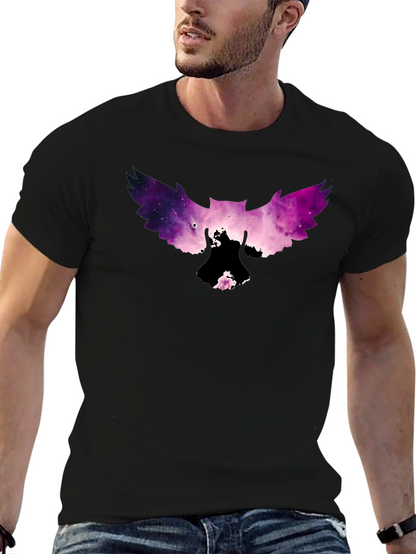 Galaxy Owl Graphic Tee - Mens Black T-Shirt