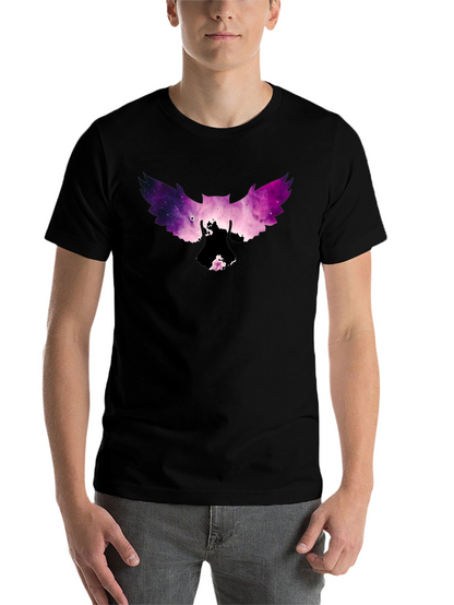 Galaxy Owl Graphic Tee - Mens Black T-Shirt
