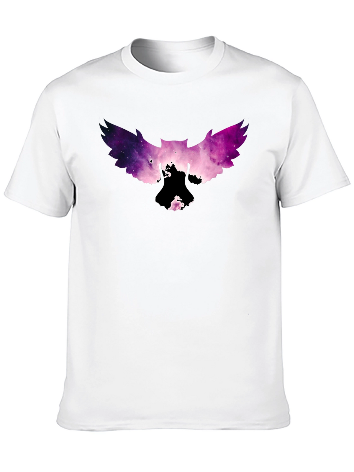 Galaxy Owl Graphic Tee - Mens Black T-Shirt