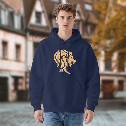 Golden Leo Lion Zodiac Minimal Stylish Comfort Hoodie, Horoscope Daily Top