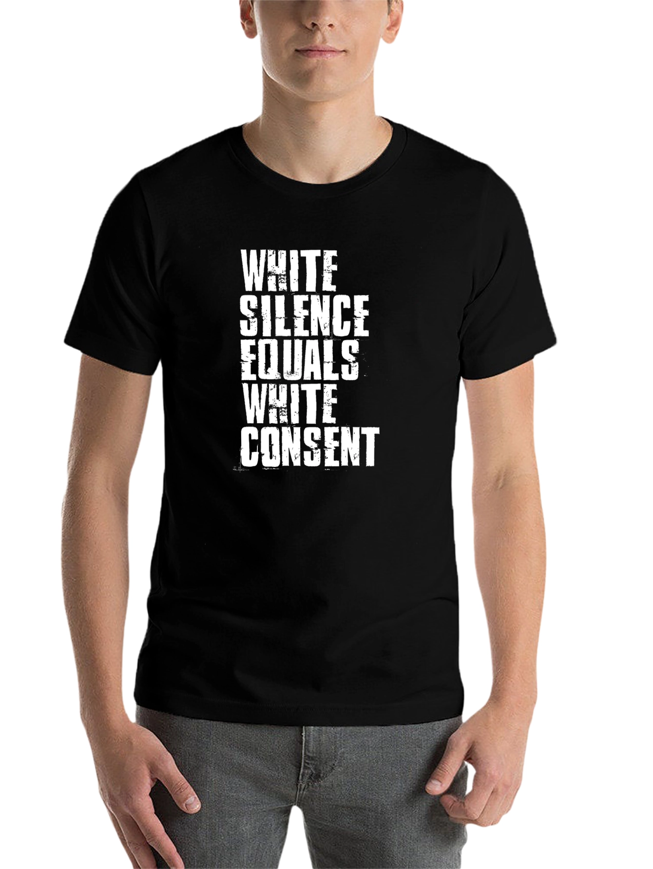 White Silence Equals White Consent Graphic Tee