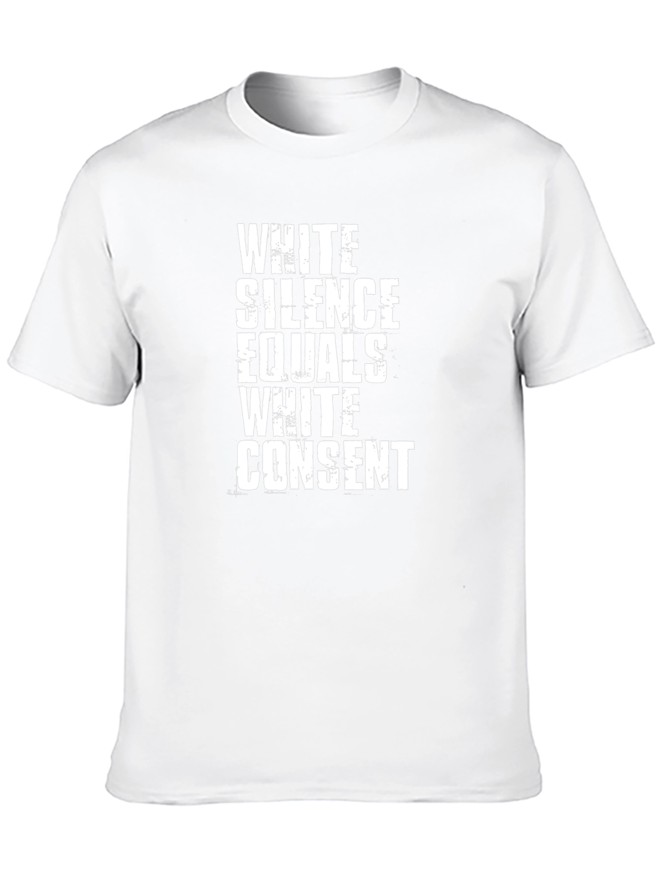 White Silence Equals White Consent Graphic Tee