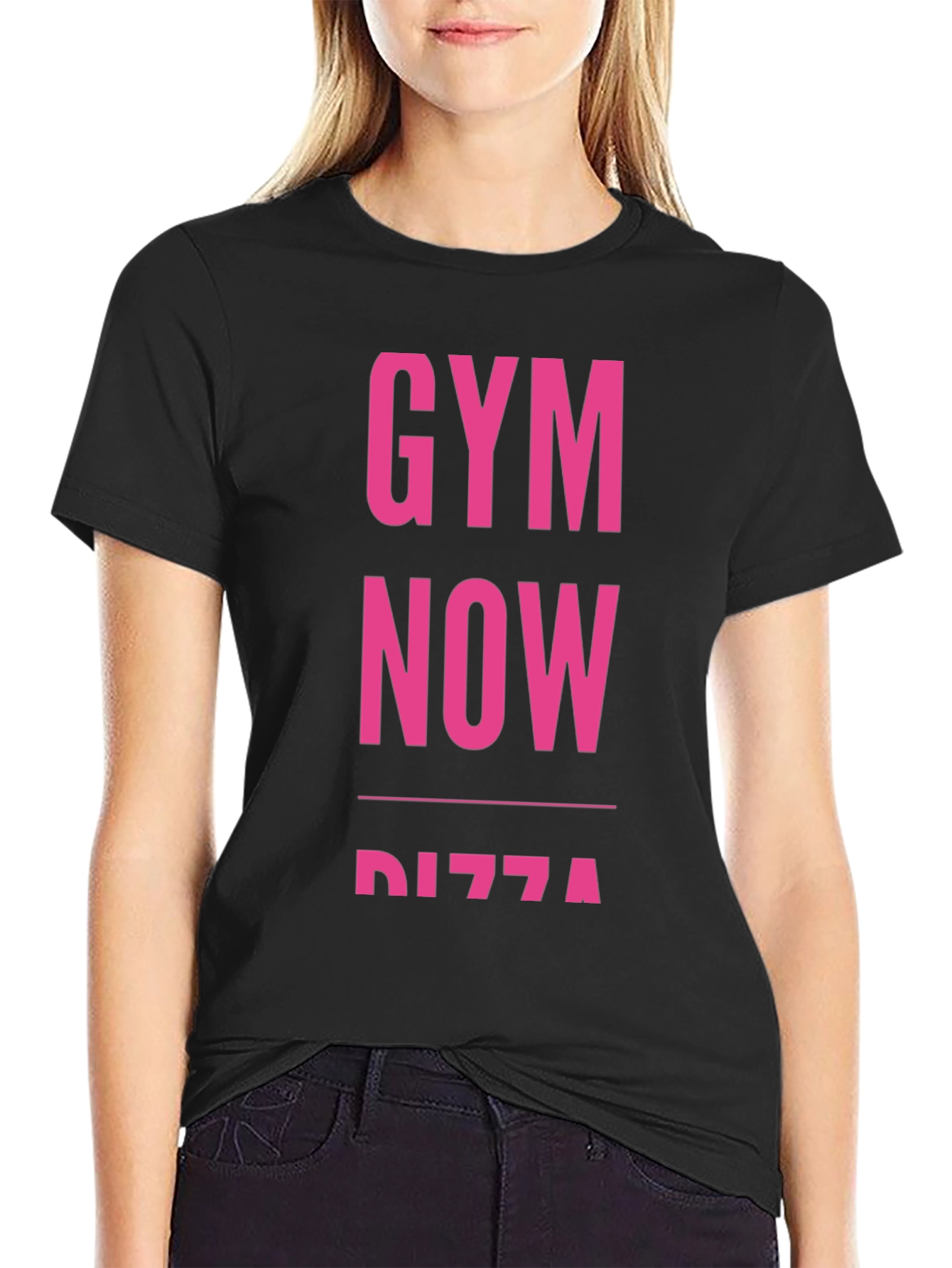 Gym Now Pizza Funny Workout T-Shirt