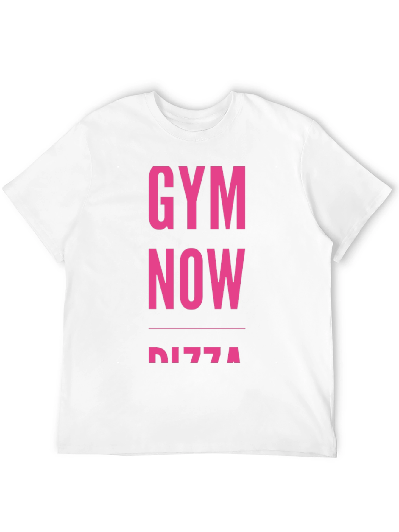 Gym Now Pizza Funny Workout T-Shirt