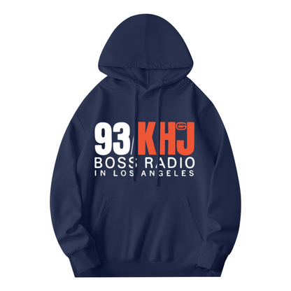 Classic 93 KHJ Boss Radio LA Men Hoodie, Breathable Comfort Fit