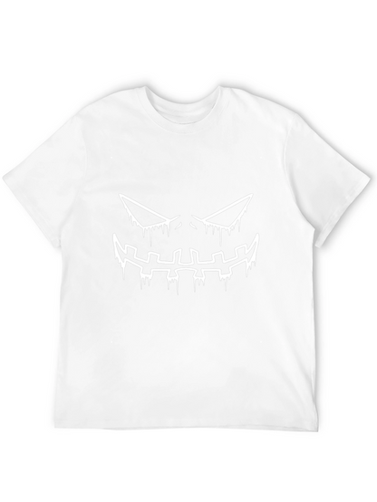 Spooky Jack-O-Lantern Face Black T-Shirt