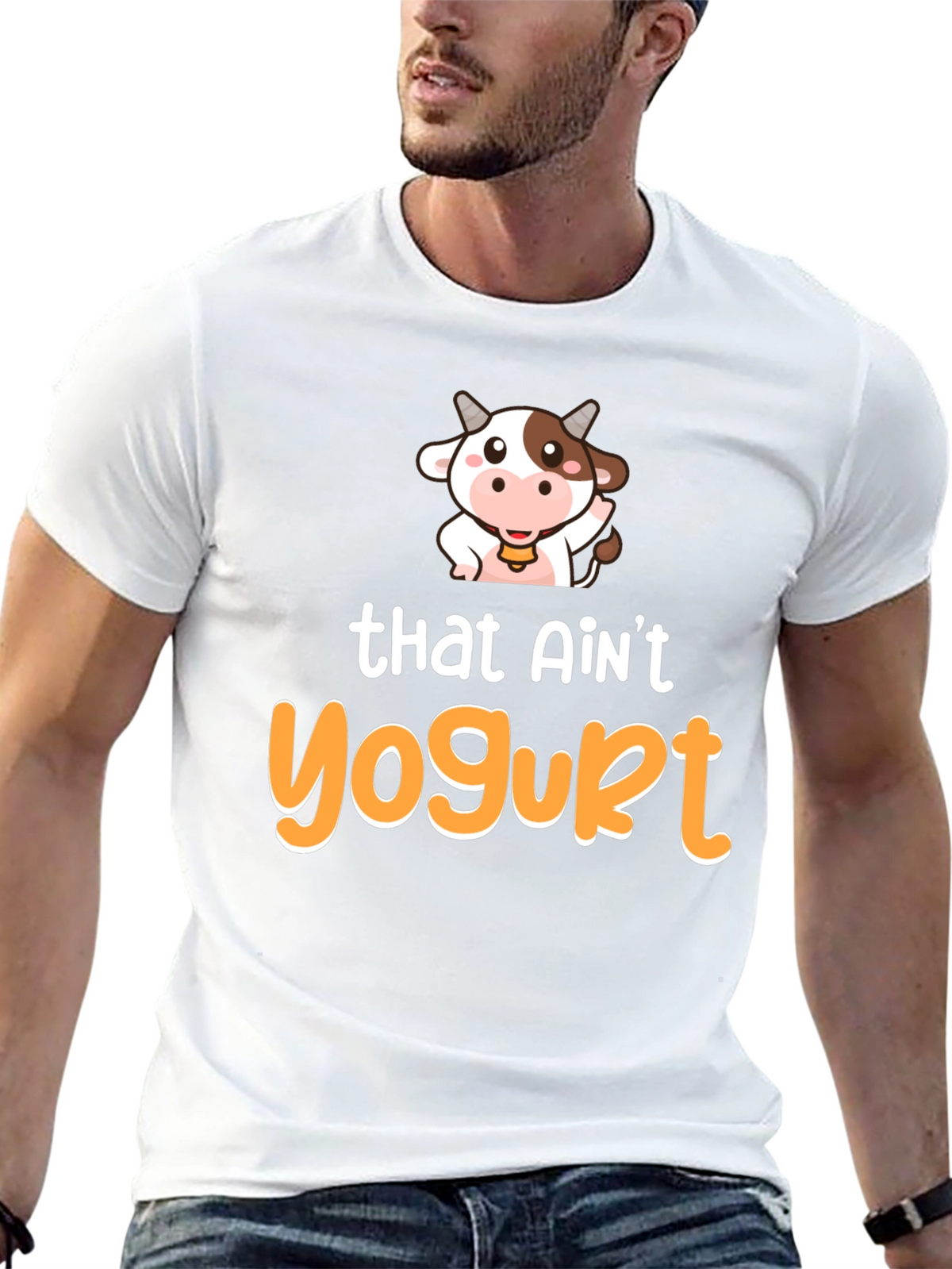 Funny Cow T-Shirt - That Aint Yogurt Graphic Tee