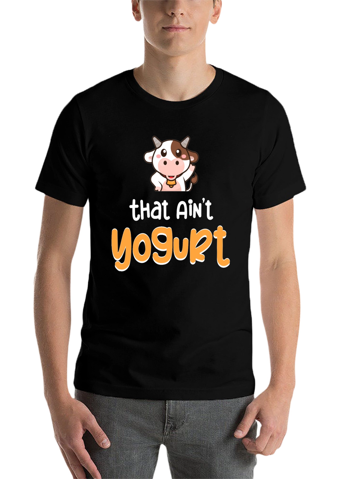 Funny Cow T-Shirt - That Aint Yogurt Graphic Tee