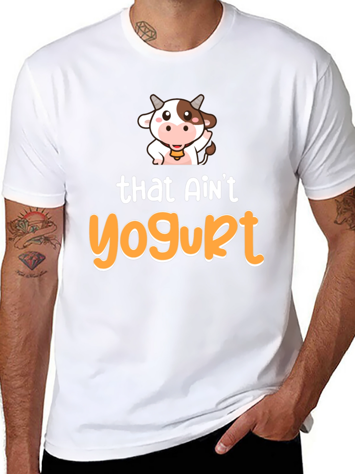 Funny Cow T-Shirt - That Aint Yogurt Graphic Tee