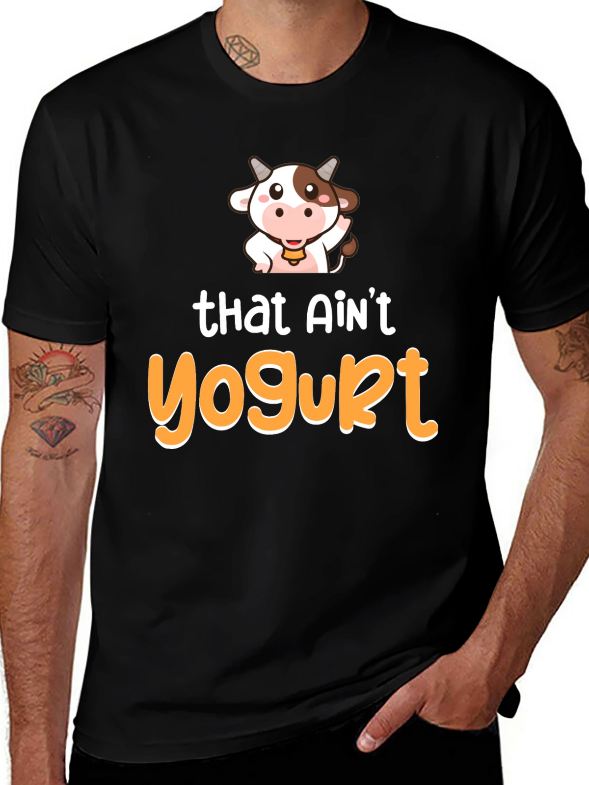 Funny Cow T-Shirt - That Aint Yogurt Graphic Tee