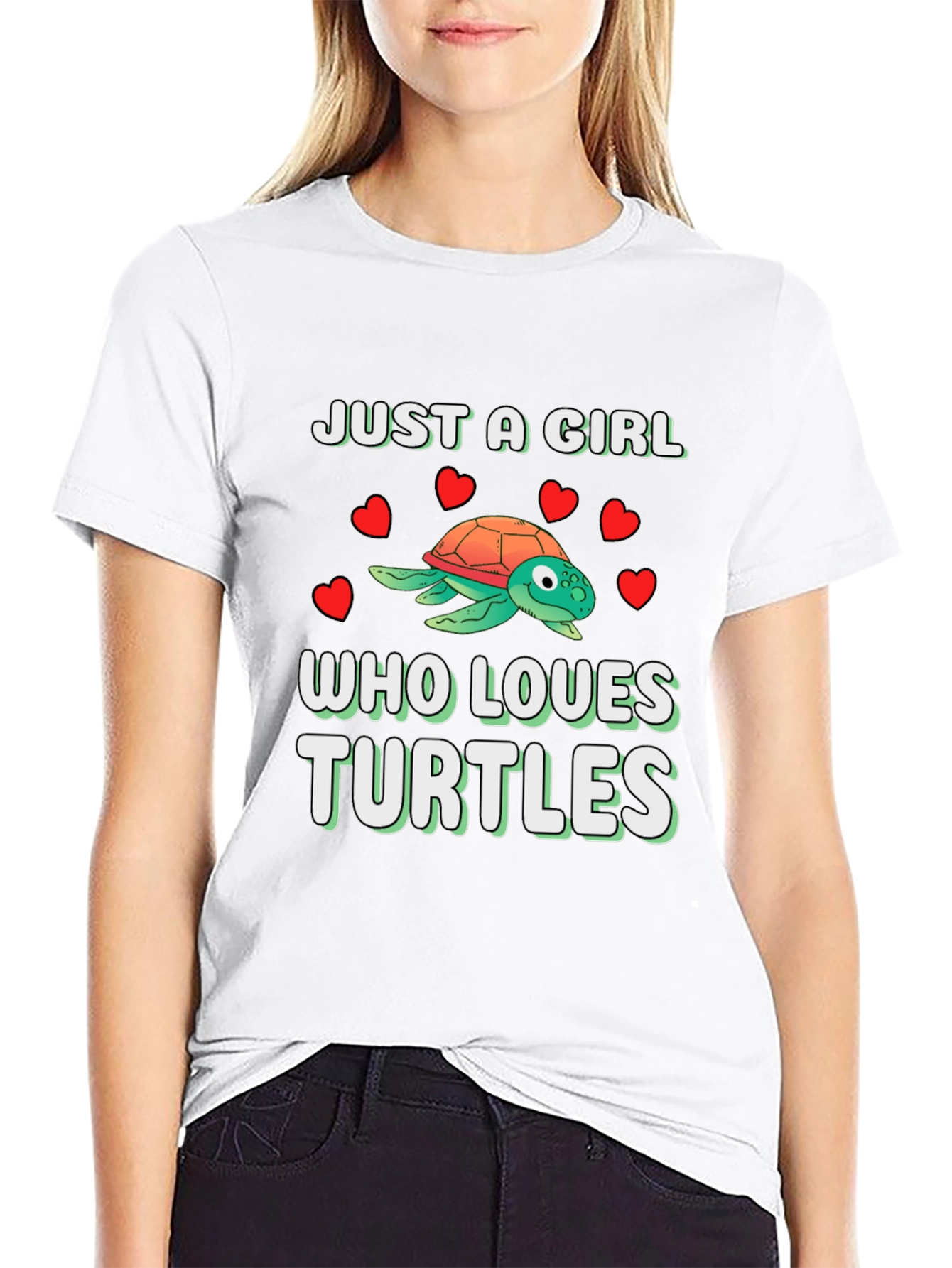 Just A Girl Who Loves Turtles T-Shirt