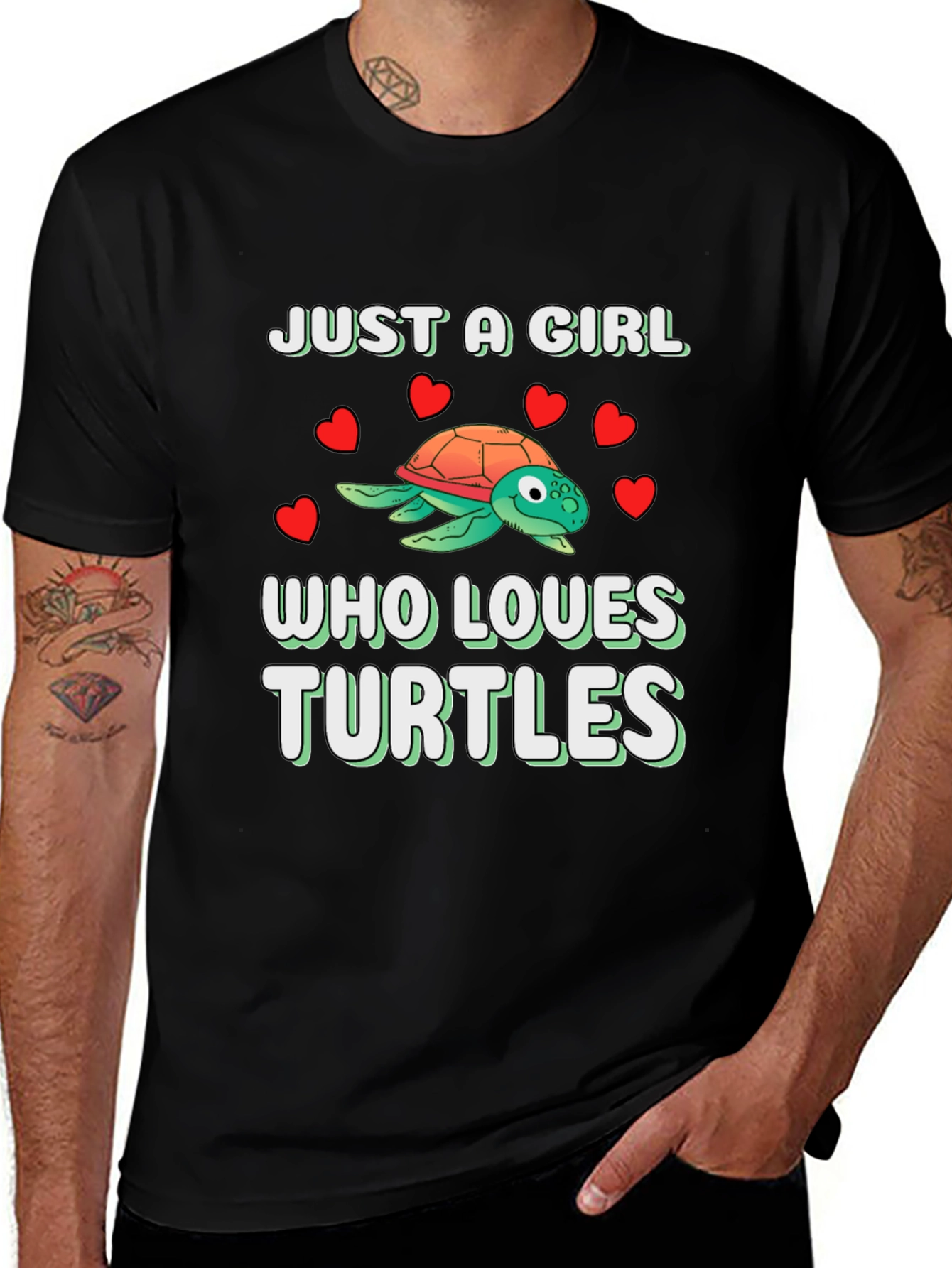 Just A Girl Who Loves Turtles T-Shirt