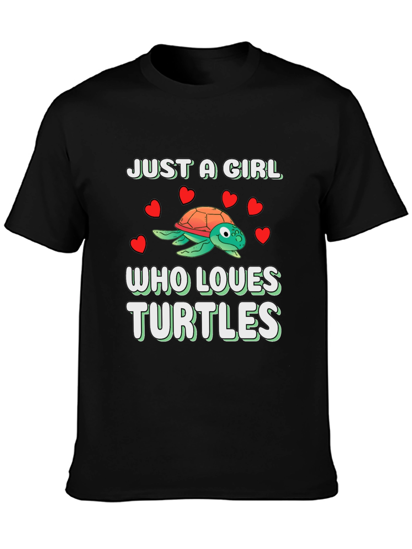Just A Girl Who Loves Turtles T-Shirt