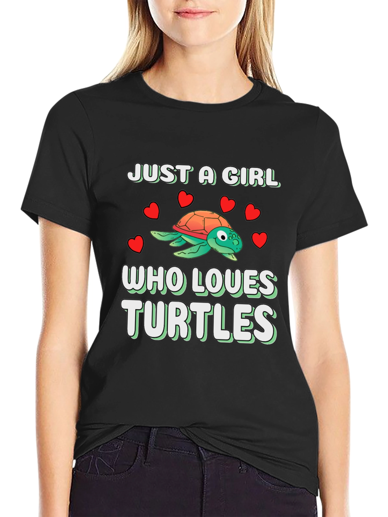 Just A Girl Who Loves Turtles T-Shirt