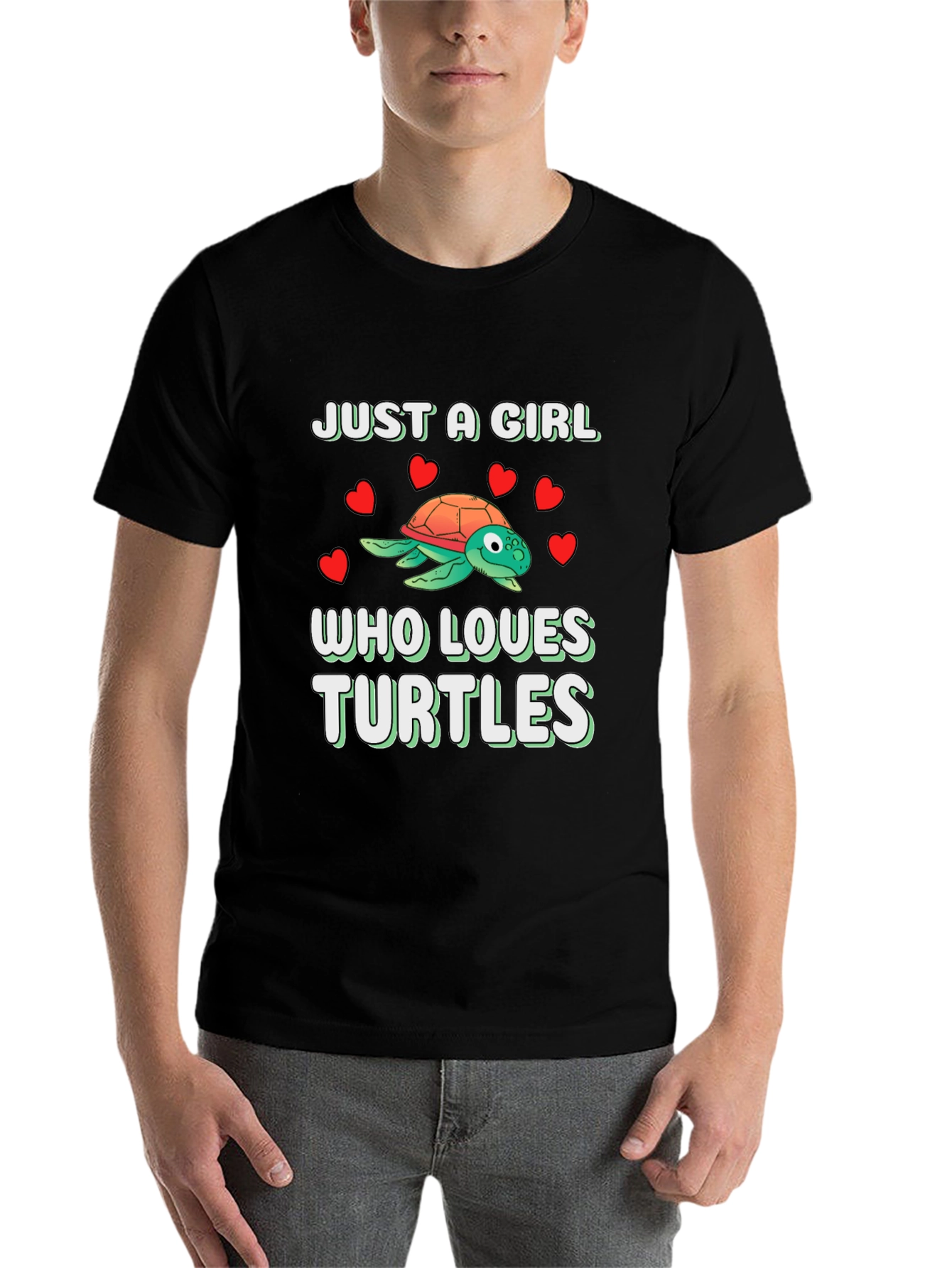 Just A Girl Who Loves Turtles T-Shirt