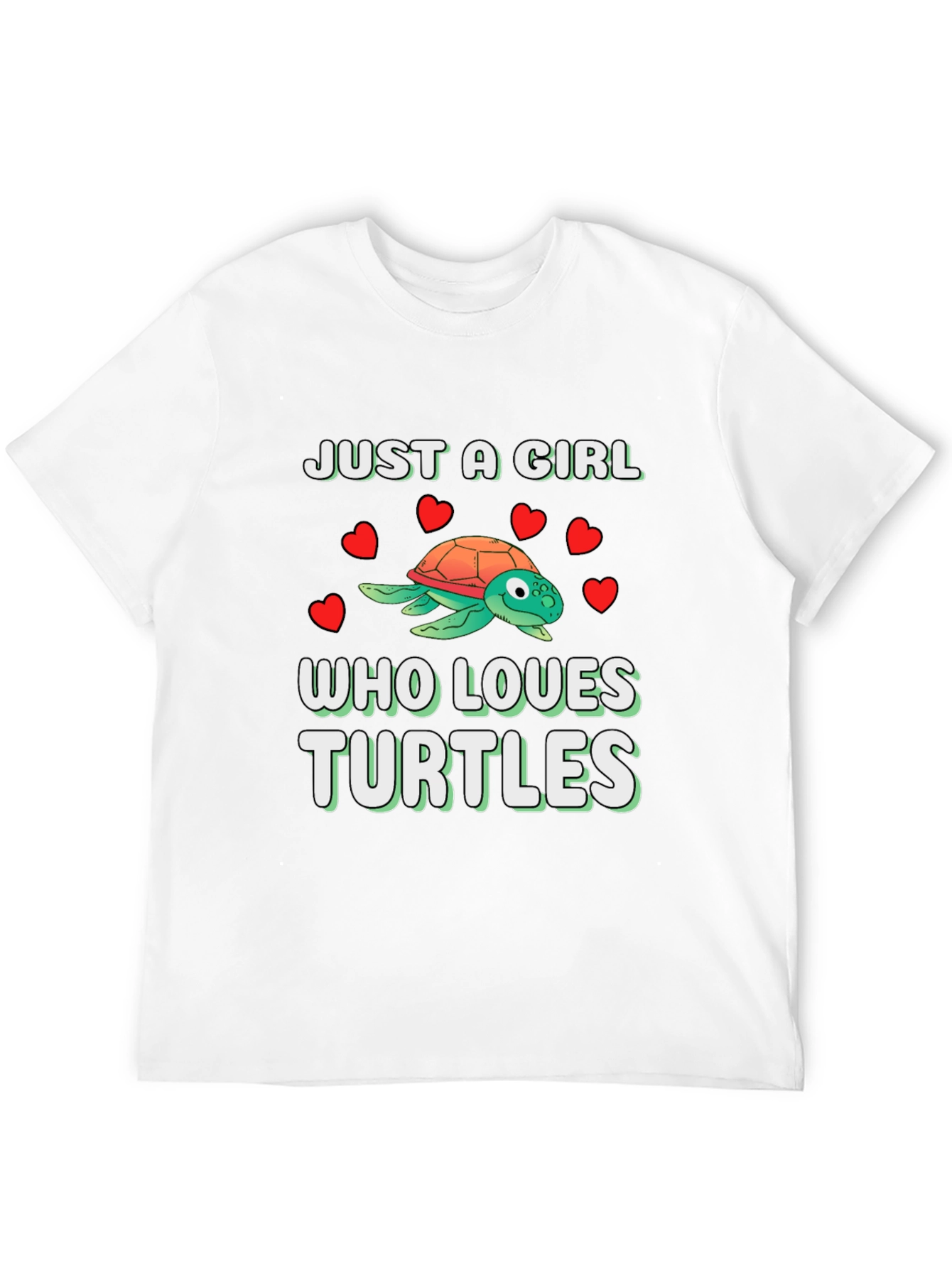 Just A Girl Who Loves Turtles T-Shirt