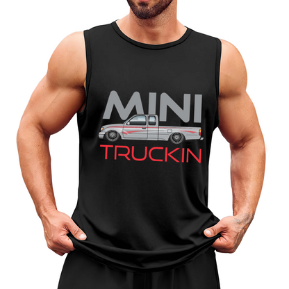 Mini Truckin Mini Pickup Truck Car Guy Graphic Tank Top