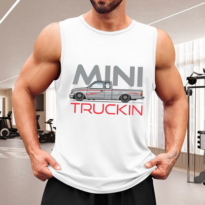 Mini Truckin Mini Pickup Truck Car Guy Graphic Tank Top
