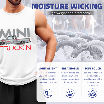 Mini Truckin Mini Pickup Truck Car Guy Graphic Tank Top