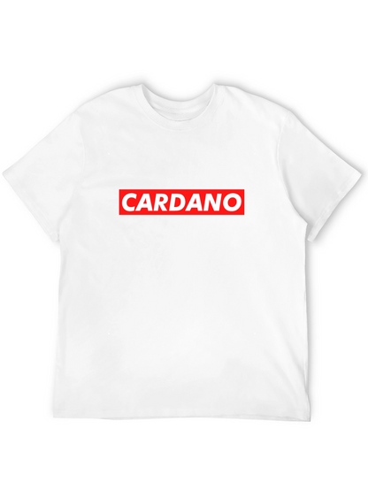 Cardano Red Box Logo Black T-Shirt