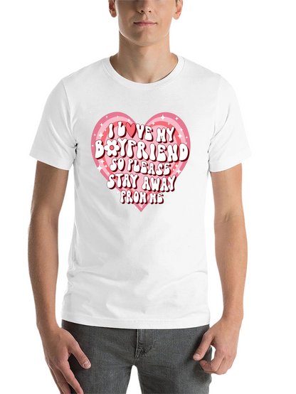 I Love My Boyfriend Graphic Tee