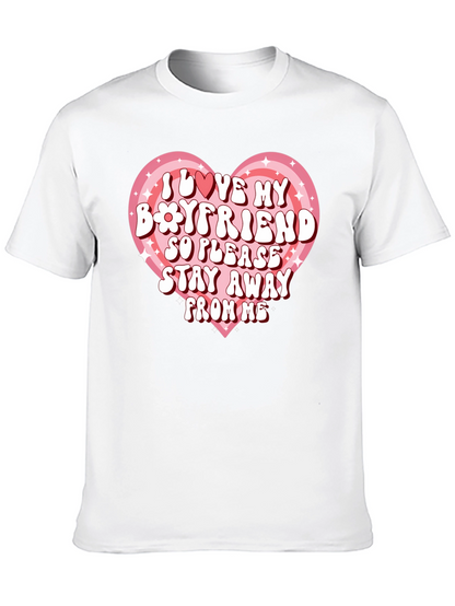 I Love My Boyfriend Graphic Tee