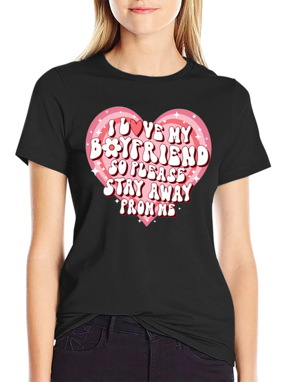 I Love My Boyfriend Graphic Tee