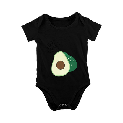 Funny One More Avocado Fruit Baby Shower Bodysuit