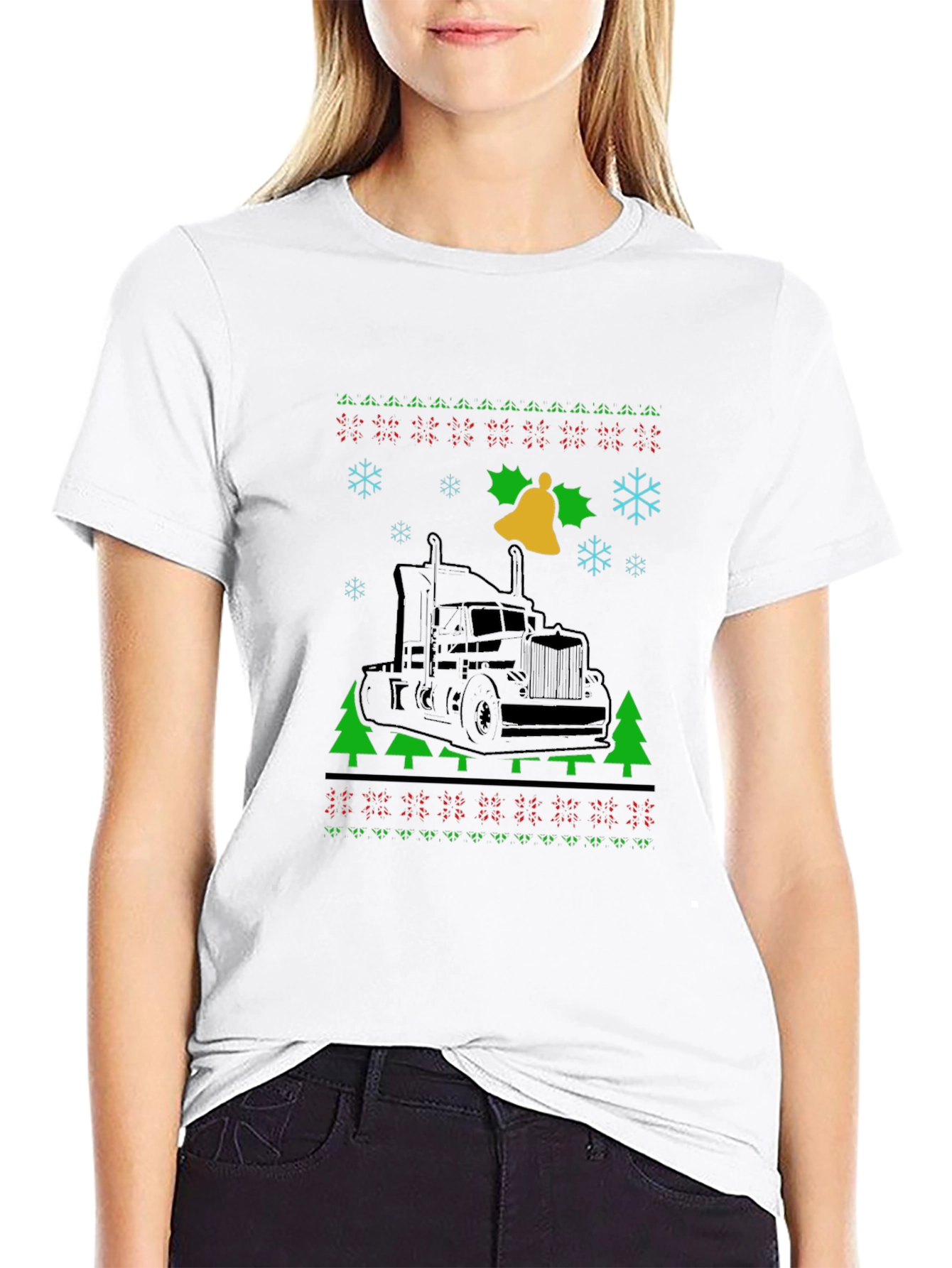 Truck Christmas Sweater T-Shirt