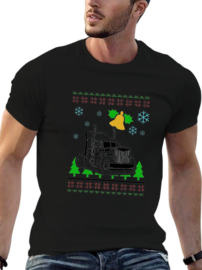 Truck Christmas Sweater T-Shirt