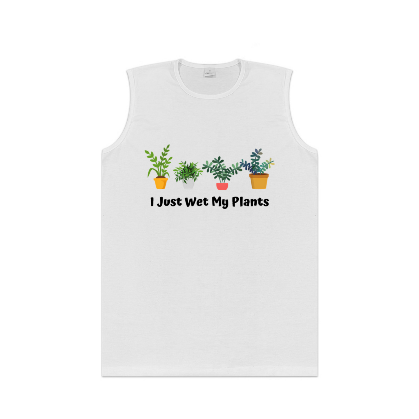 I Just Wet My Plants Plant Lover Casual Tank Top For Men