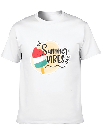 Summer Vibes Graphic Tee - Black