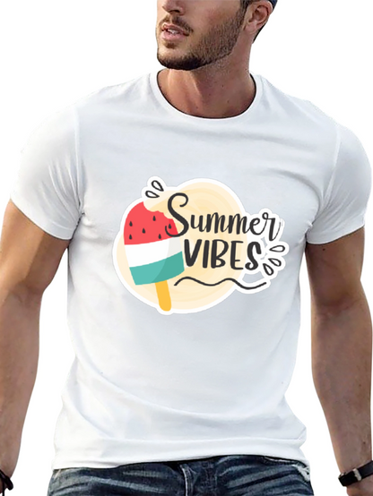 Summer Vibes Graphic Tee - Black