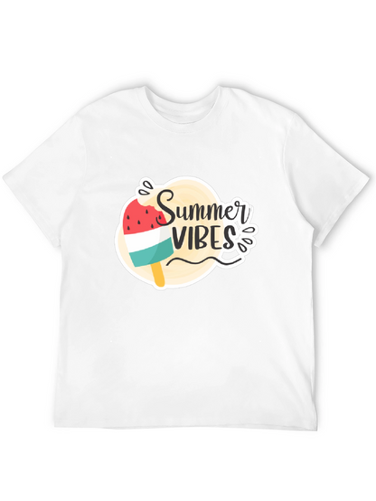 Summer Vibes Graphic Tee - Black