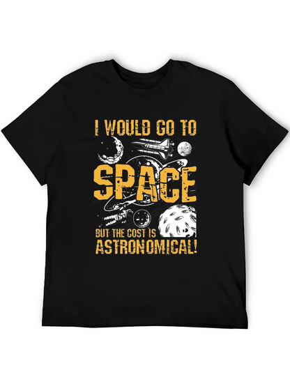 Space Travel Graphic Tee - Funny Astronomy T-Shirt