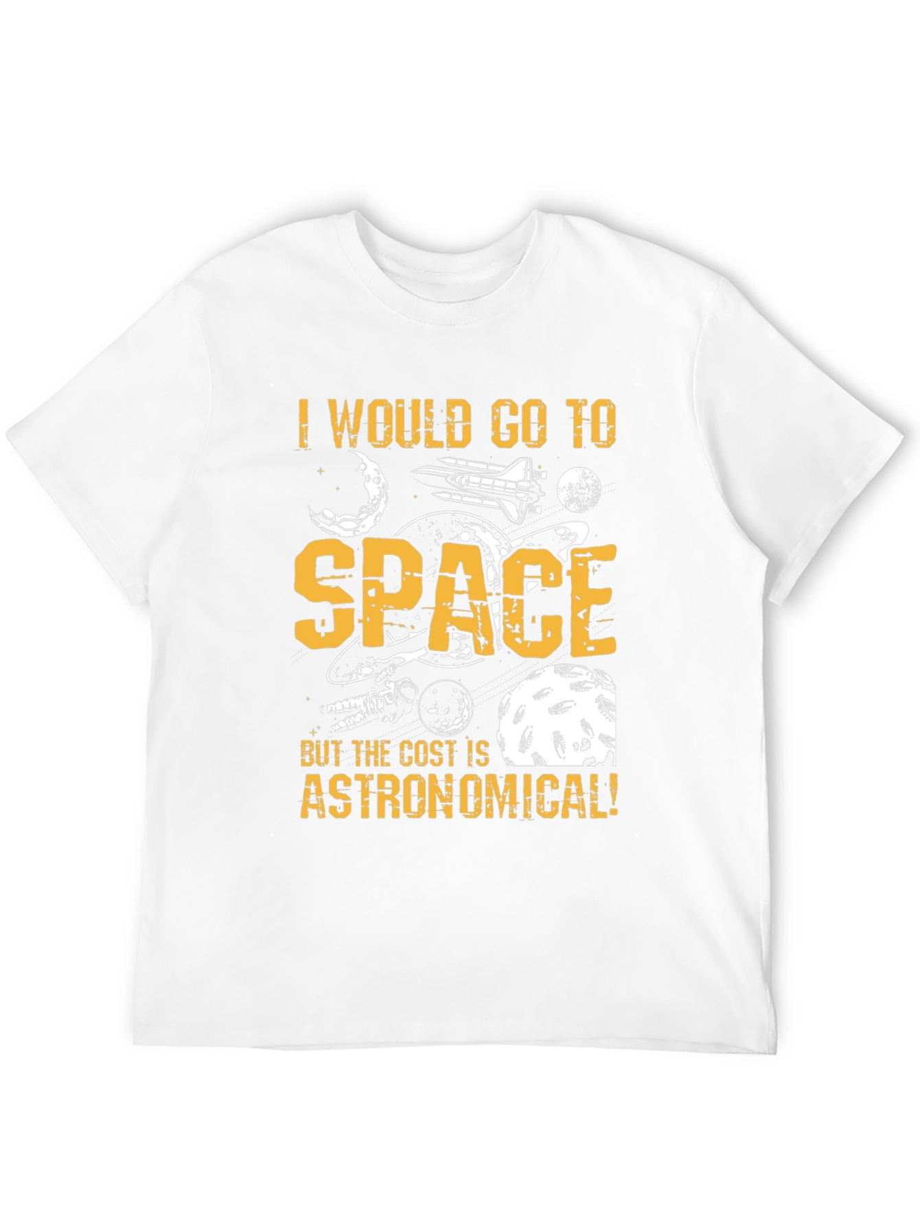 Space Travel Graphic Tee - Funny Astronomy T-Shirt