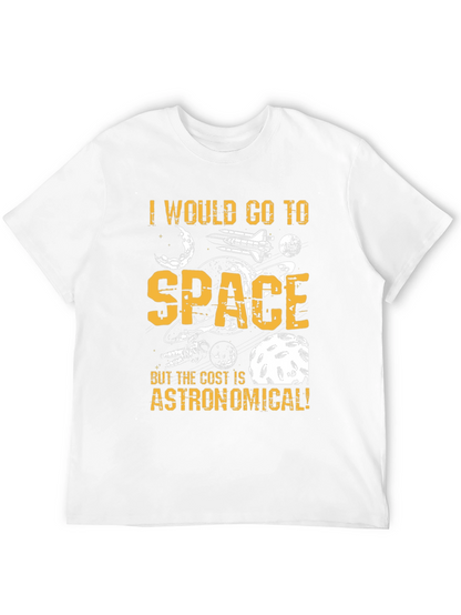 Space Travel Graphic Tee - Funny Astronomy T-Shirt