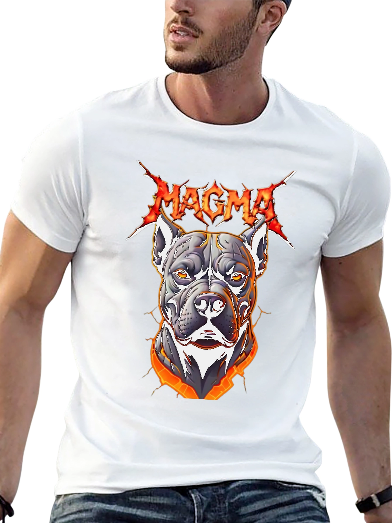 Magma Pitbull Graphic T-Shirt