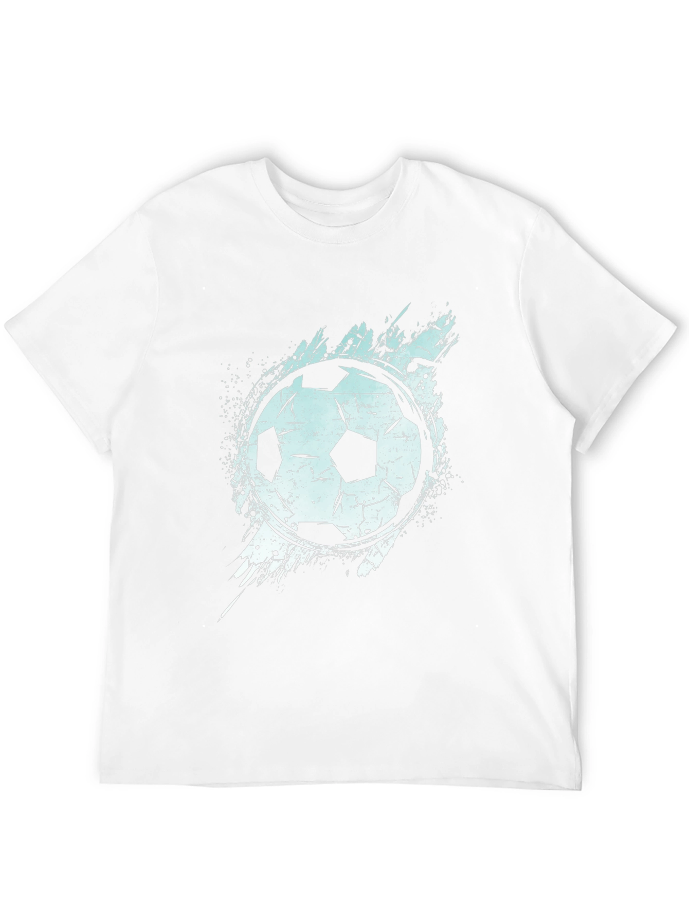 Soccer Ball Graphic T-Shirt - Black