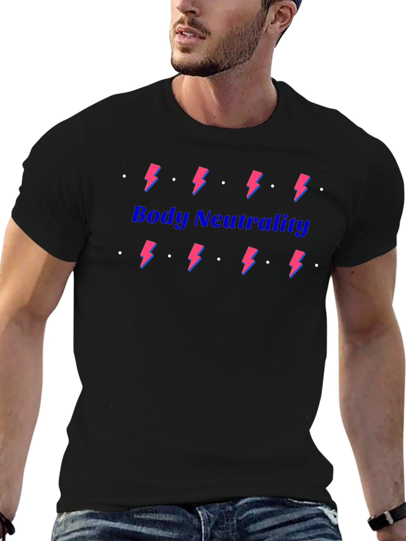 Body Neutrality Lightning Bolt Graphic Tee