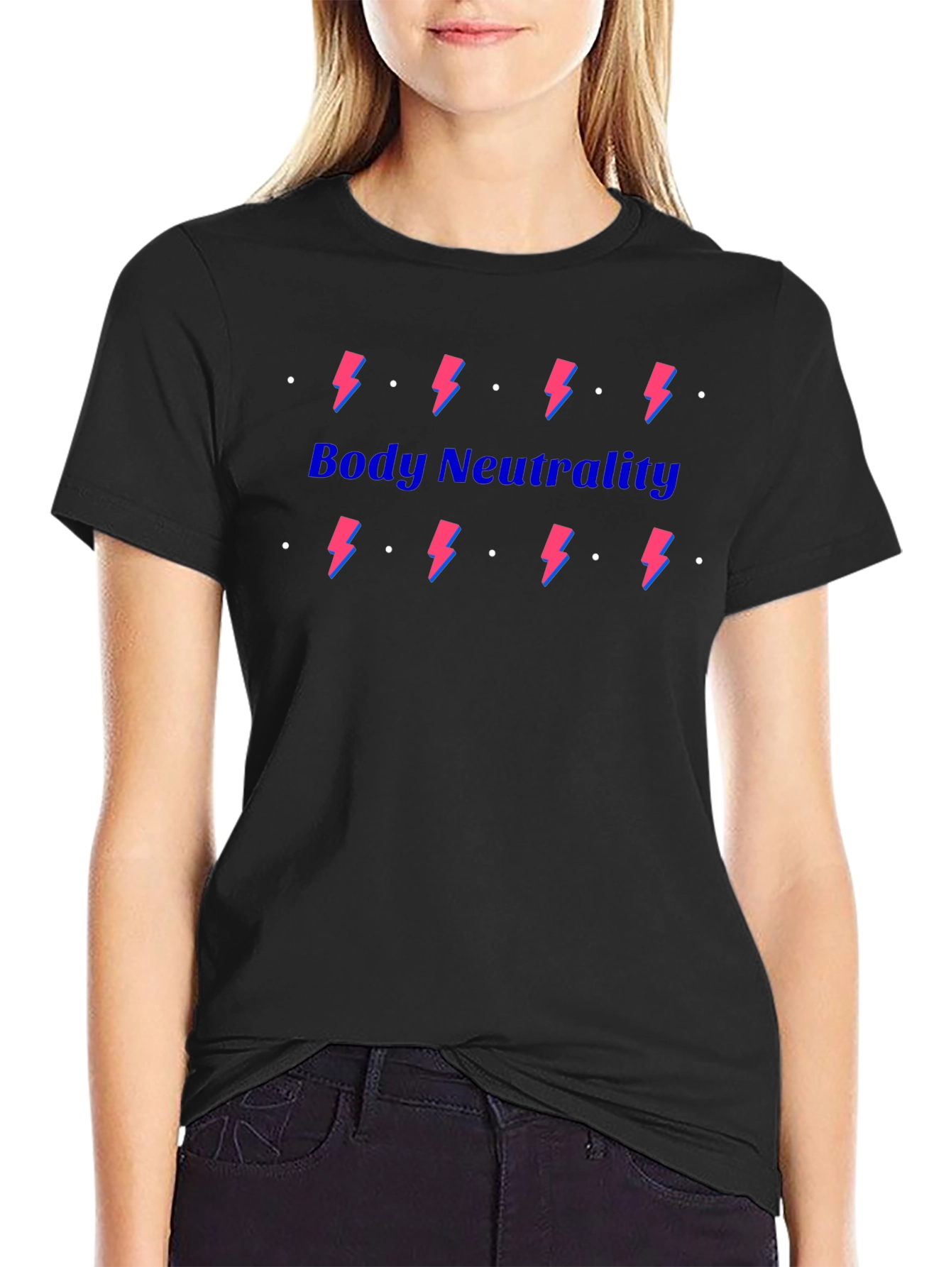 Body Neutrality Lightning Bolt Graphic Tee