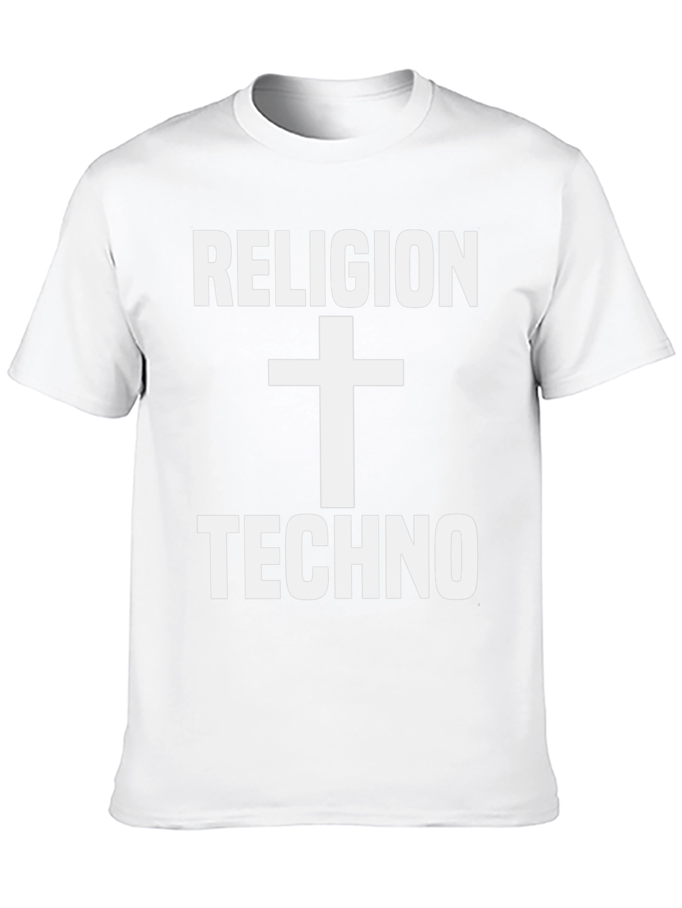 Religion Techno T-Shirt - Black Graphic Tee