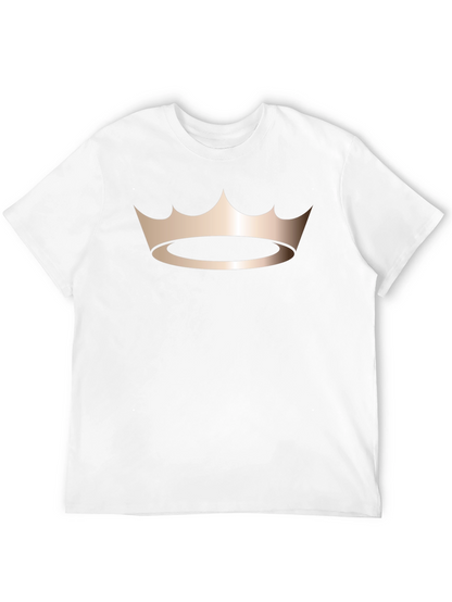King Crown Graphic Tee - Stylish Mens Black T-Shirt