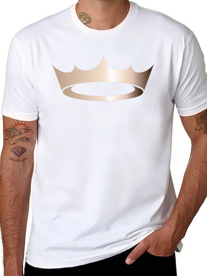 King Crown Graphic Tee - Stylish Mens Black T-Shirt