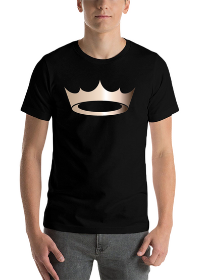King Crown Graphic Tee - Stylish Mens Black T-Shirt