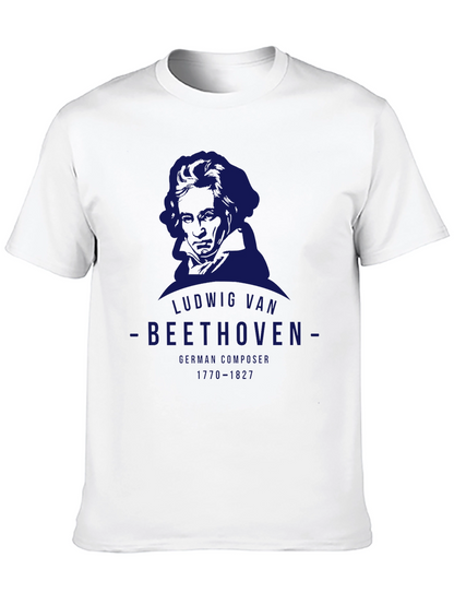 Ludwig Van Beethoven Graphic T-Shirt - German Composer Tee