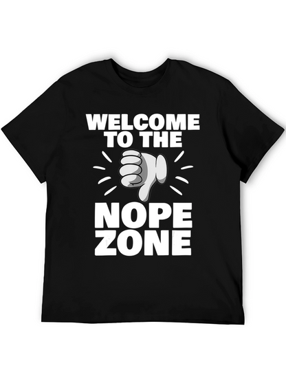 Welcome to the Nope Zone Black T-Shirt