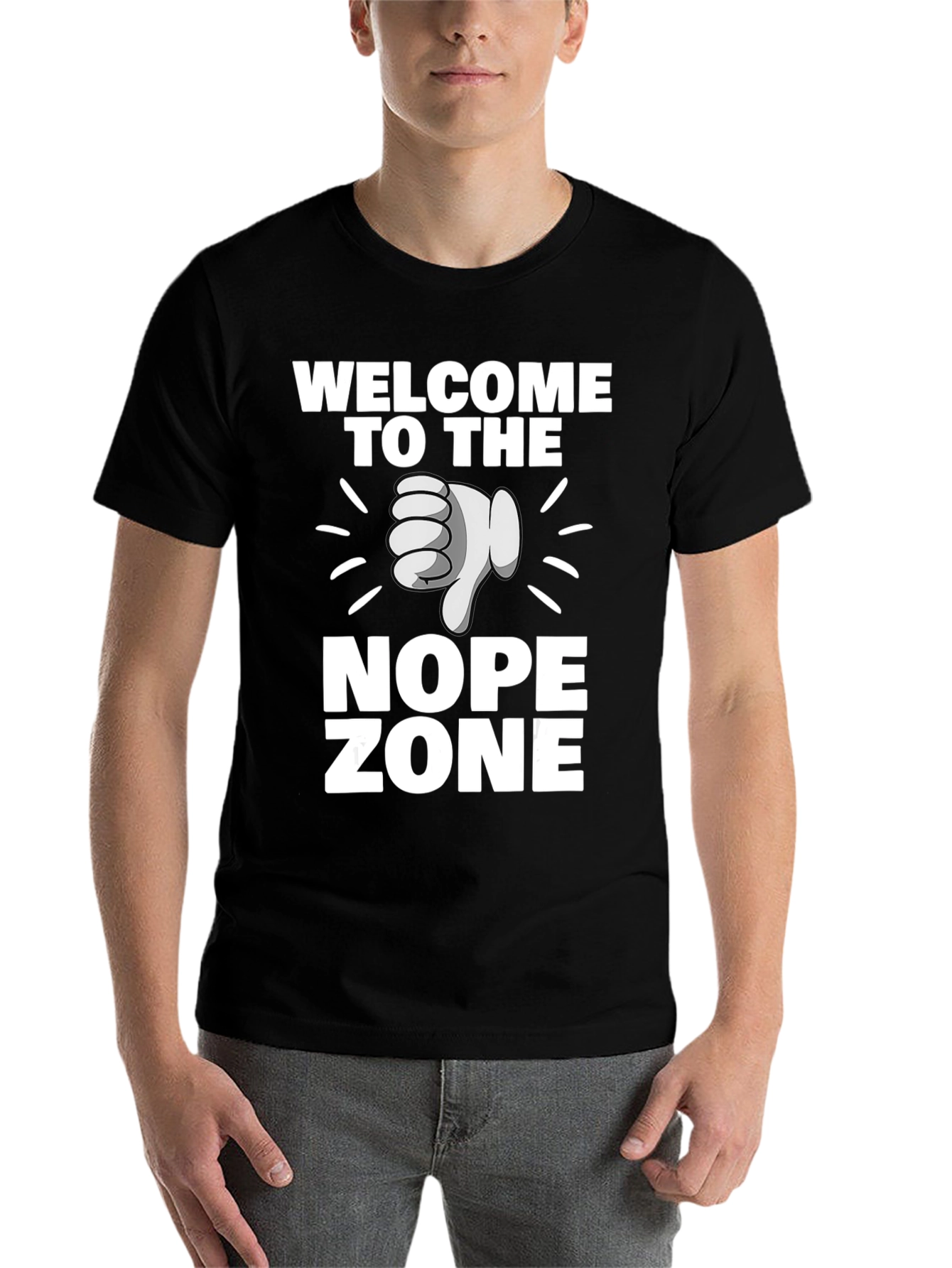 Welcome to the Nope Zone Black T-Shirt
