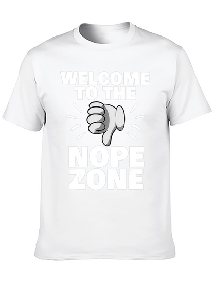Welcome to the Nope Zone Black T-Shirt